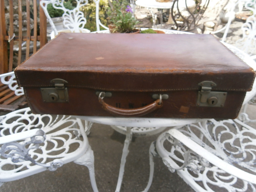Vintage Leather Suitcase