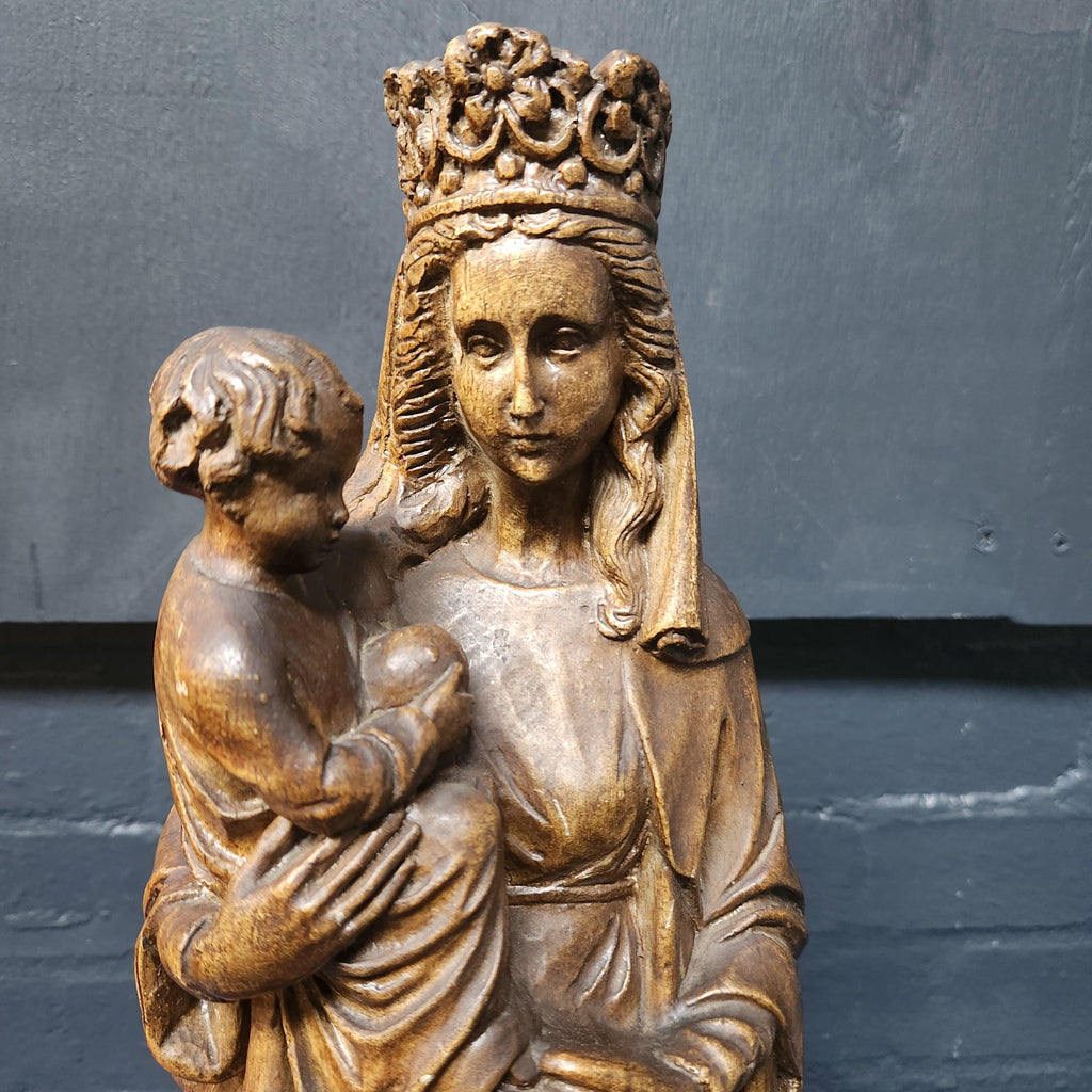 Our Lady of Flanders Plaster Statue, French