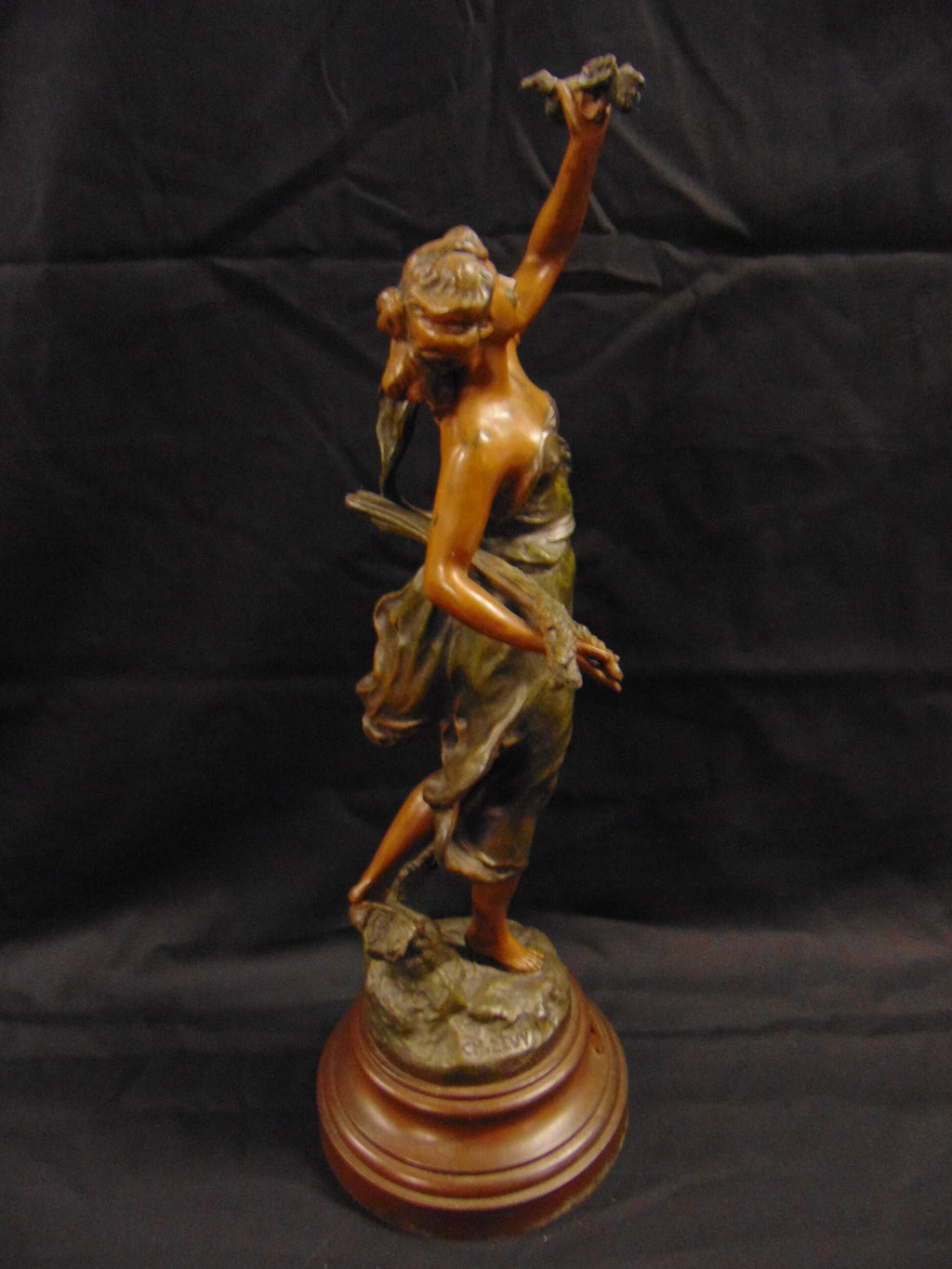 Cold Painted French Spelter Figure, Moisson by Ch Levy