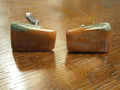 Semi Precious Stone Cuflinks --Vintage