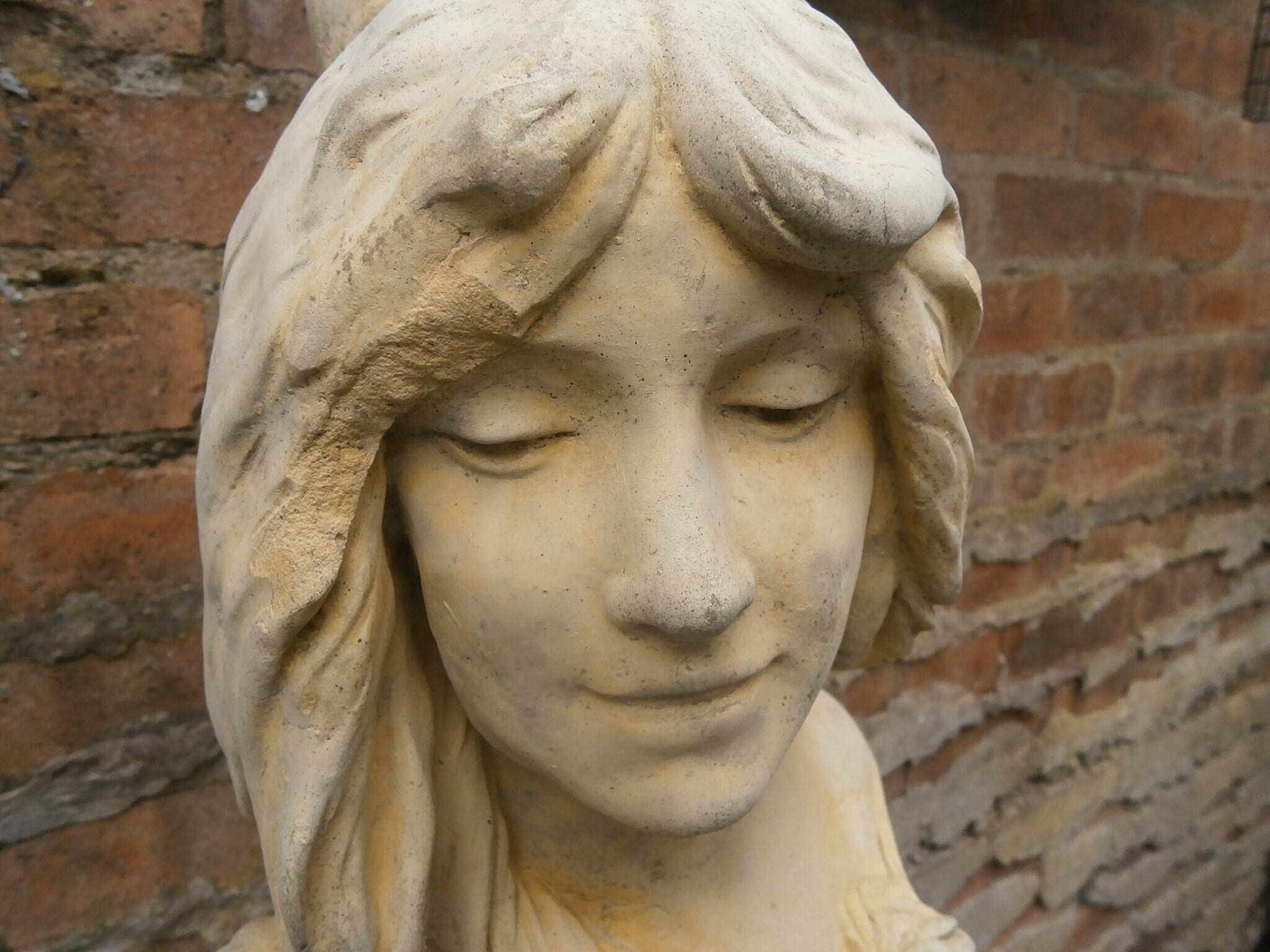 Large Cast Stone Bust