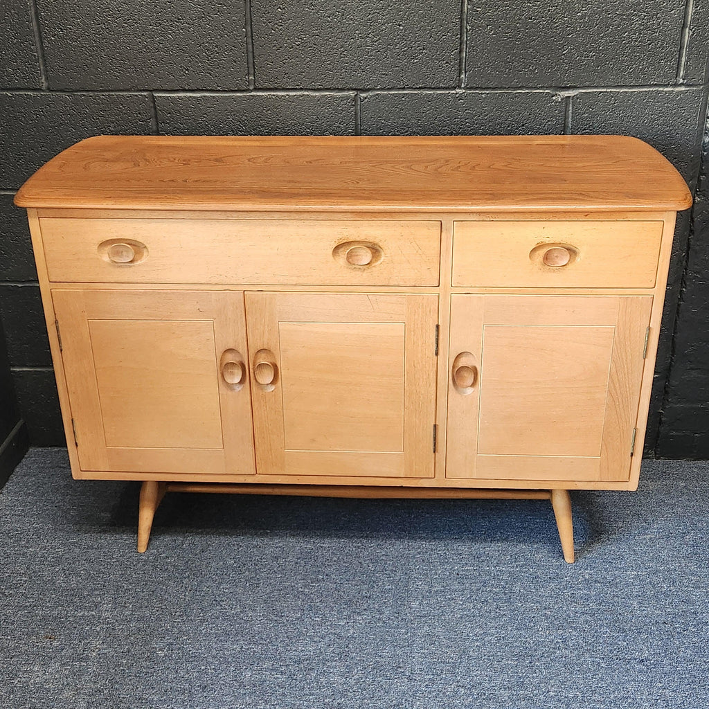 Model 361 Ercol Elm Sideboard, Lucian Ercolani Circa 1957-1972