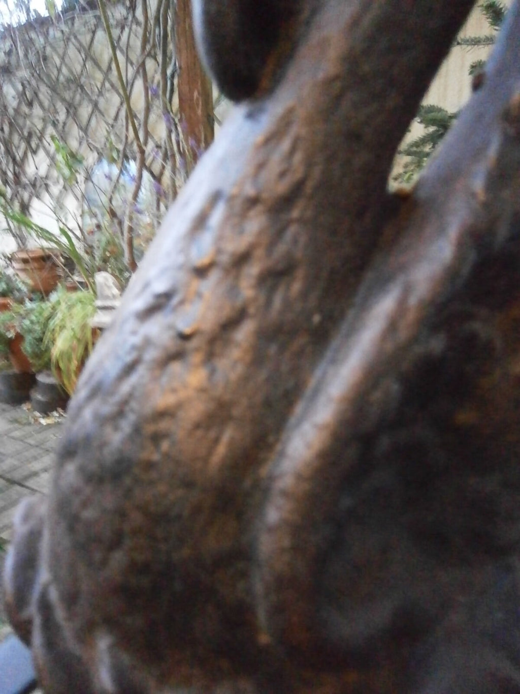 19thC Cast Iron Door Porter Modelled as a Swan