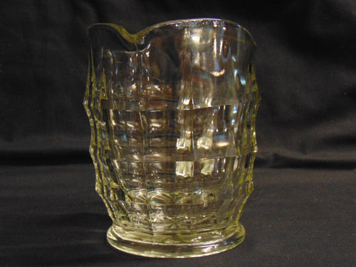 1950's Glass Lemonade Jug, Jacobean Pattern