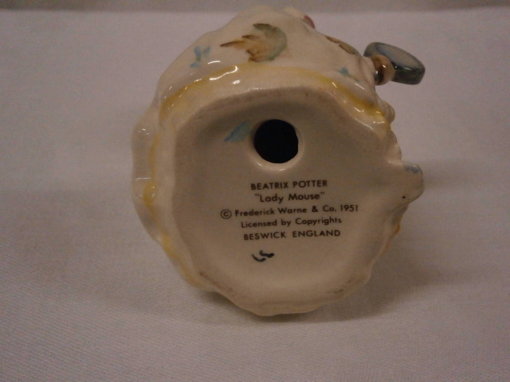 Beatrice Potter Lady Mouse by Beswick - Vintage