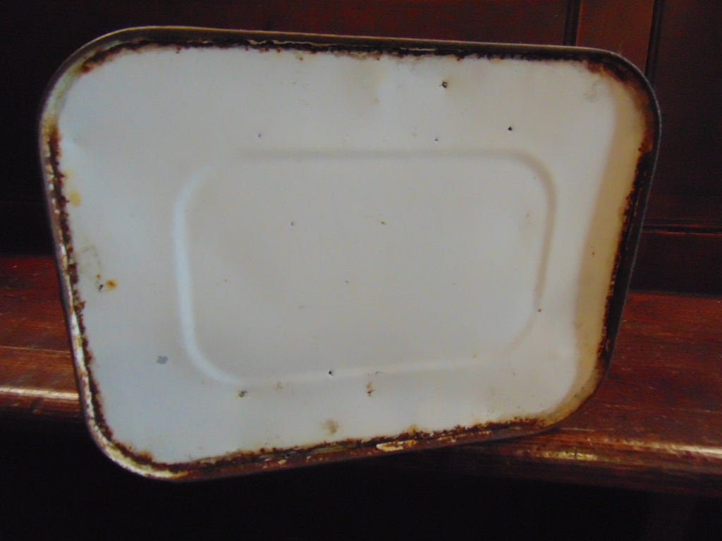 Enamelled Bread Bin - Vintage