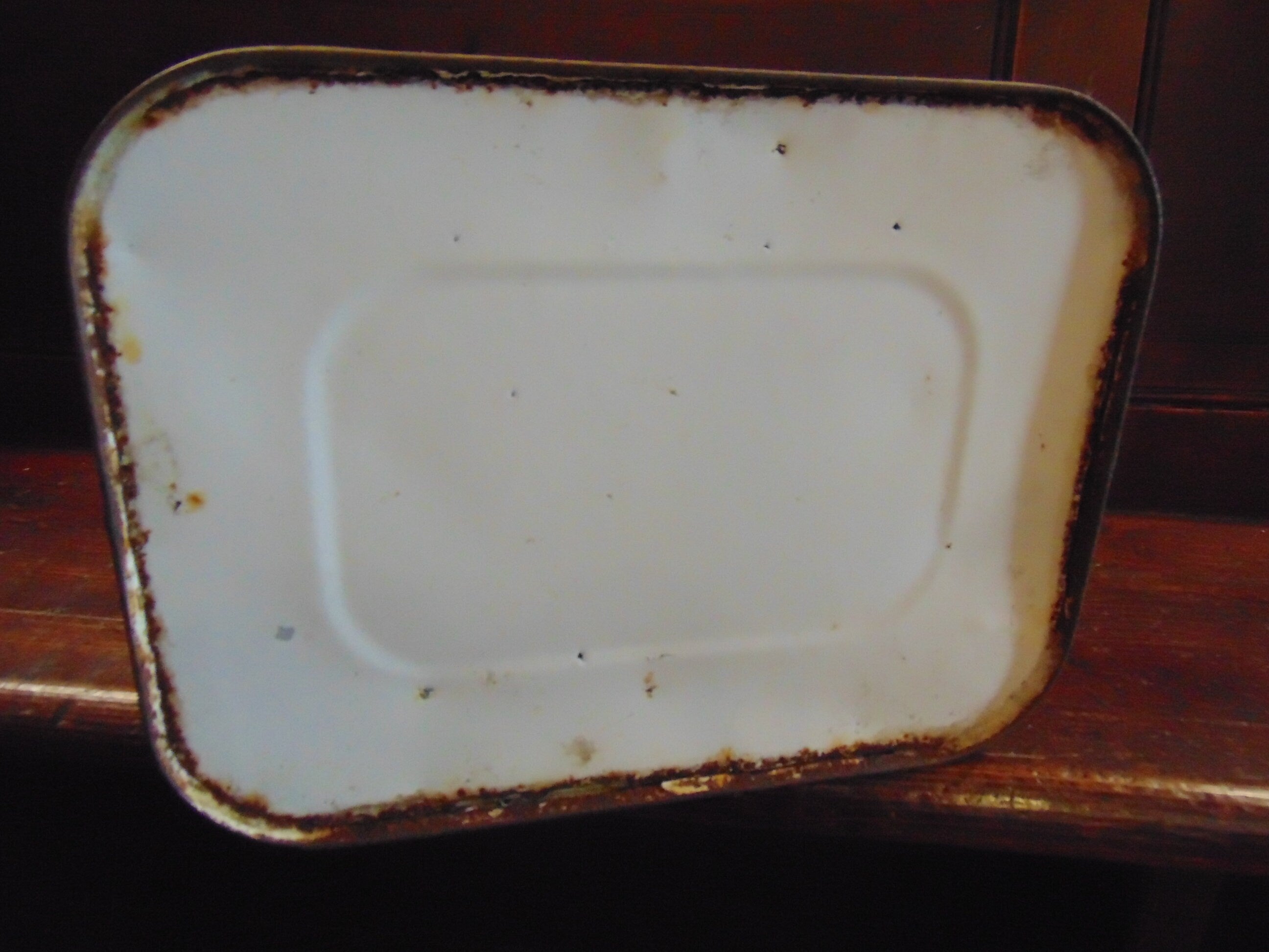 Enamelled Bread Bin - Vintage