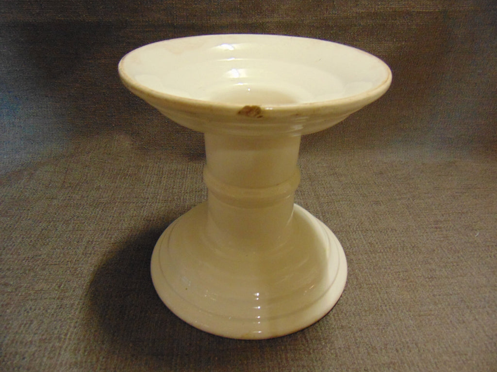 Edwardian White Ironstone Grocers Ham Stand - Vintage