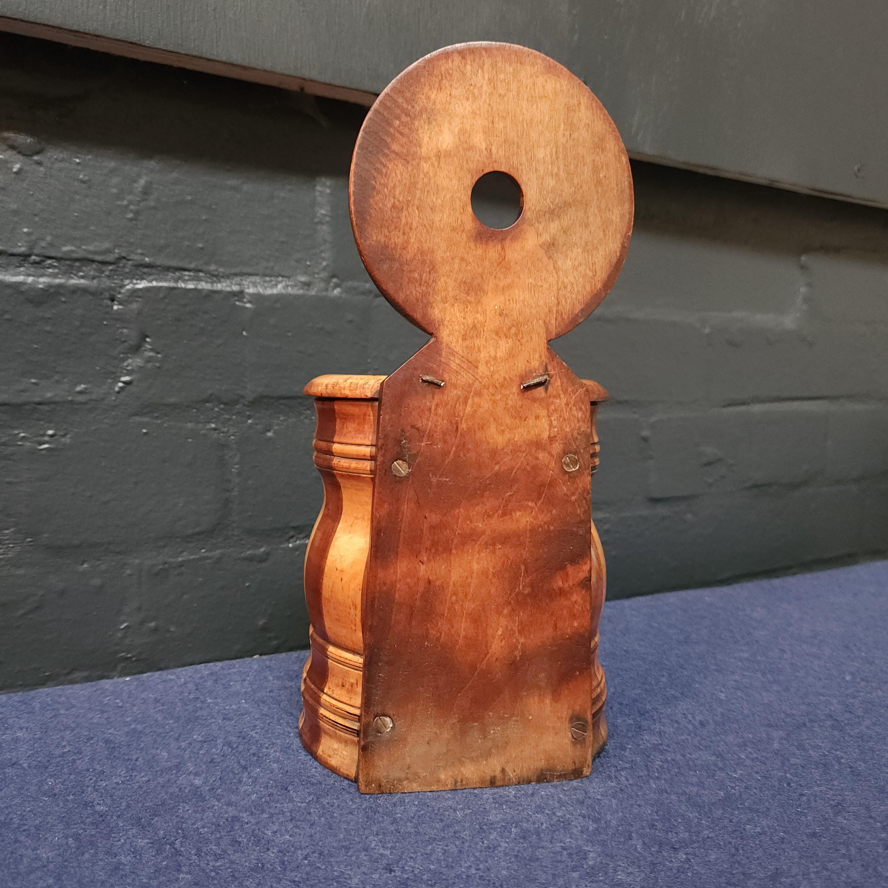 19th century Scottish Treen Salt Box