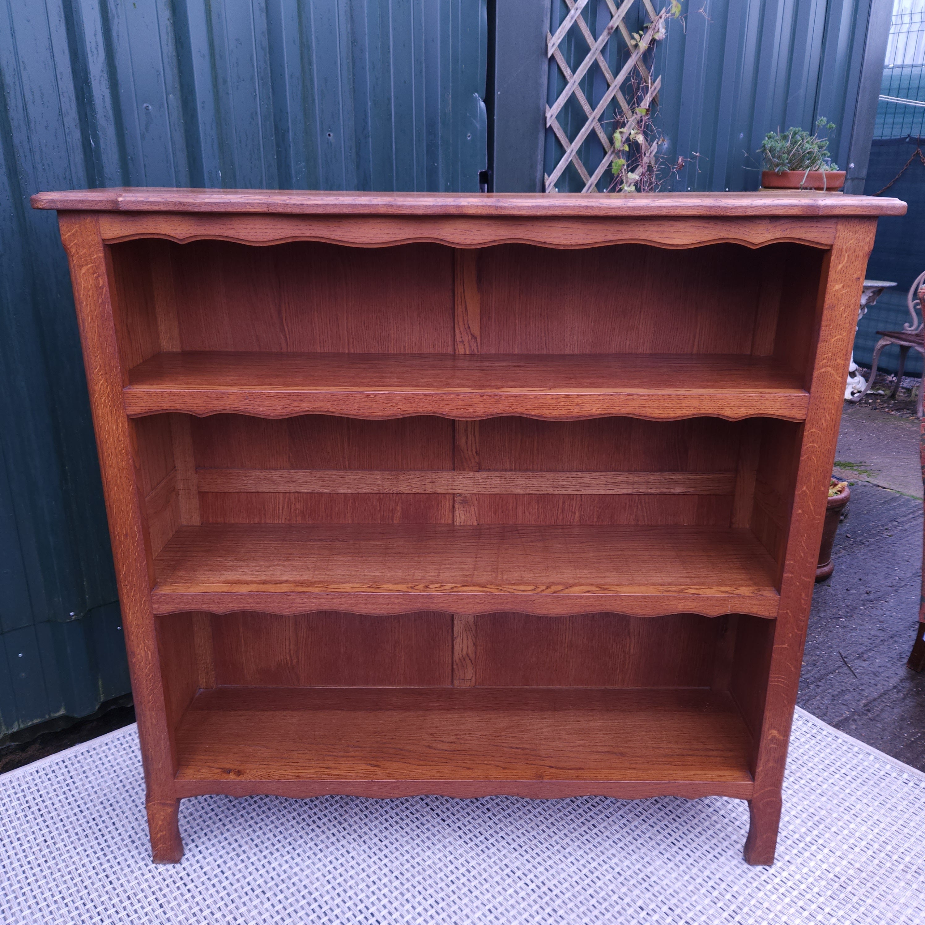 Oak Bookcase - Mid Century