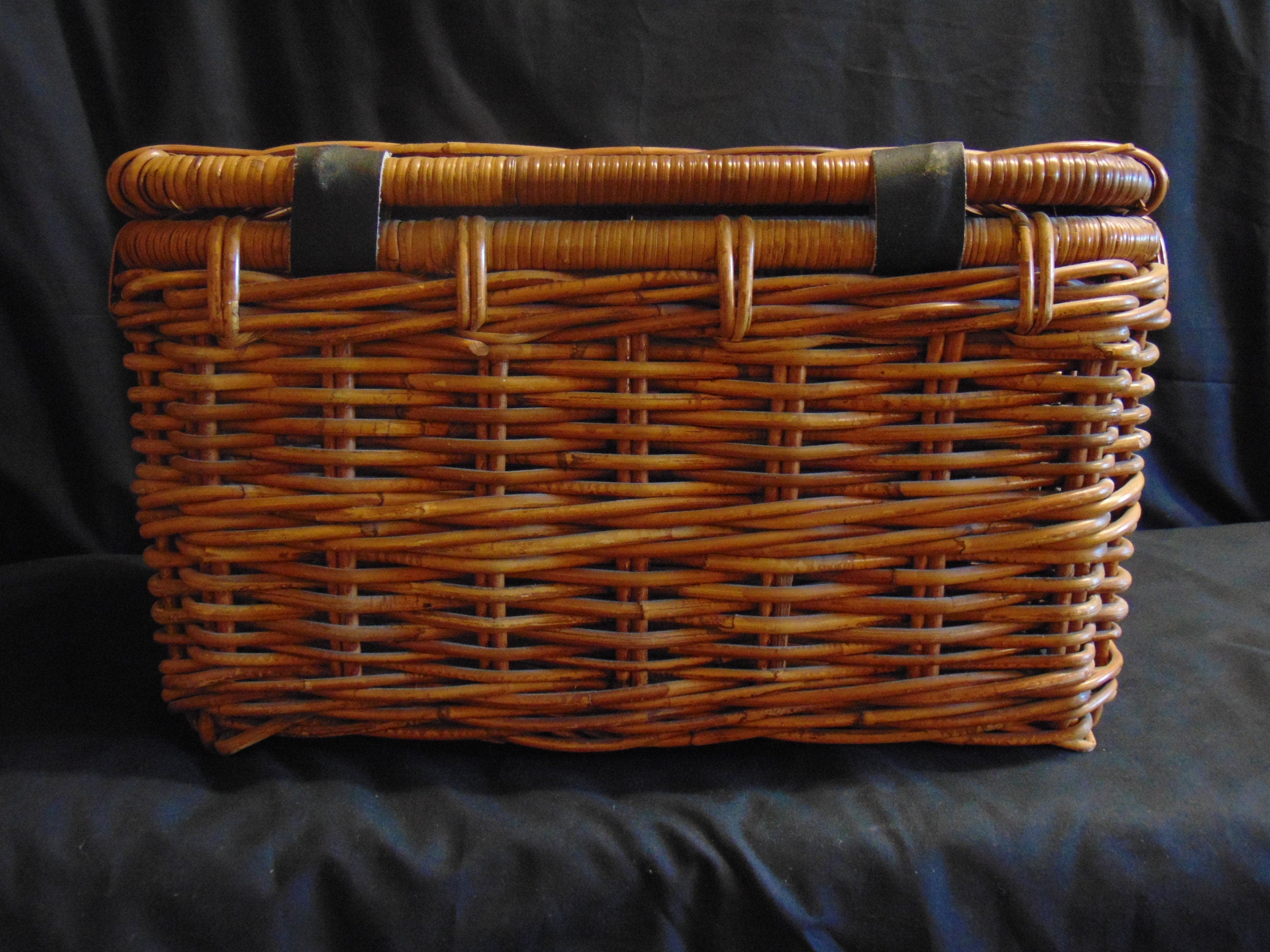 Vintage Wicker Fishing Creel