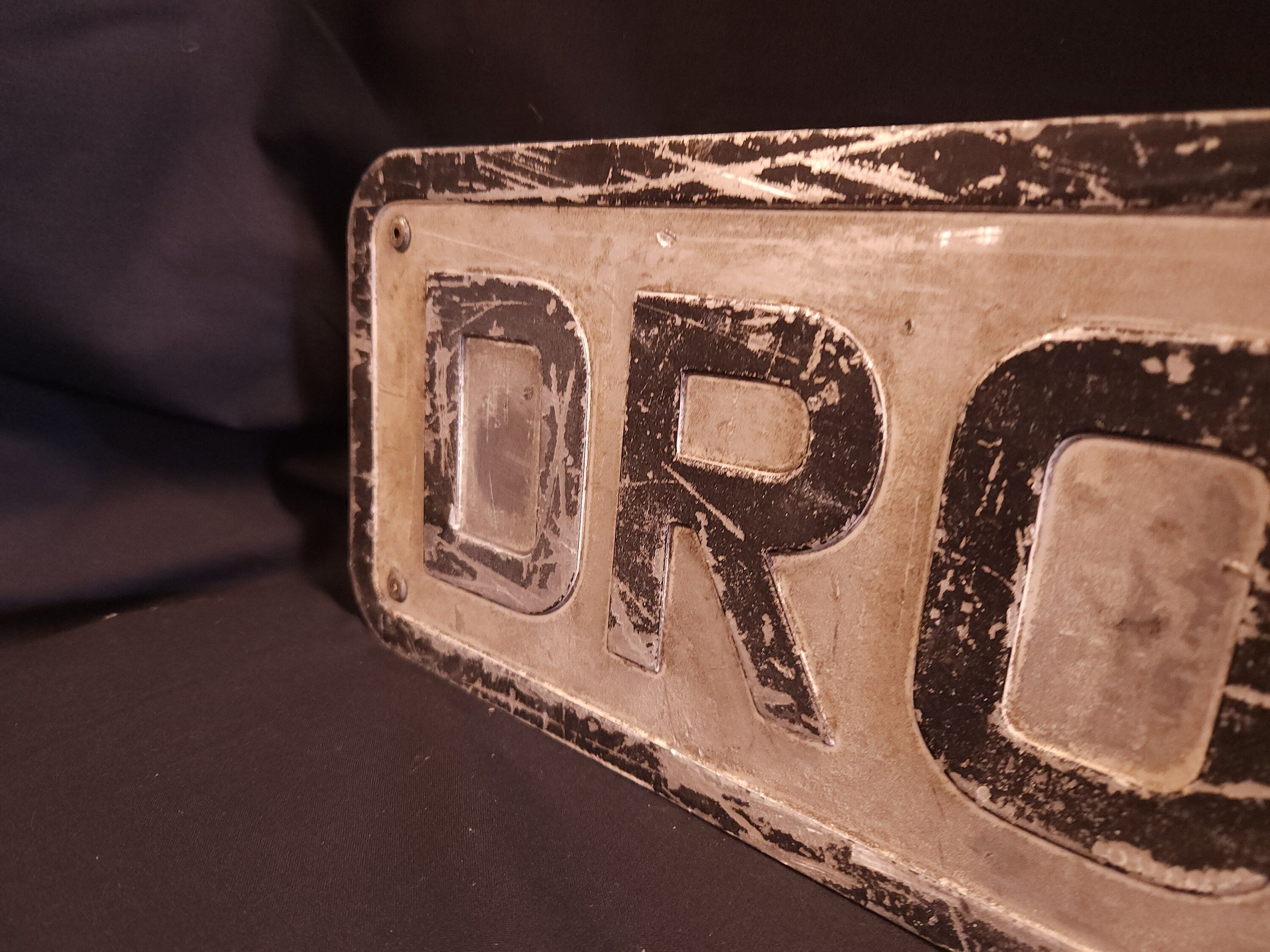 Mid Century Street Name Sign - Droomer Drive