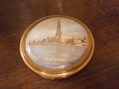 Blackpool Souvenir Compact -- Vintage