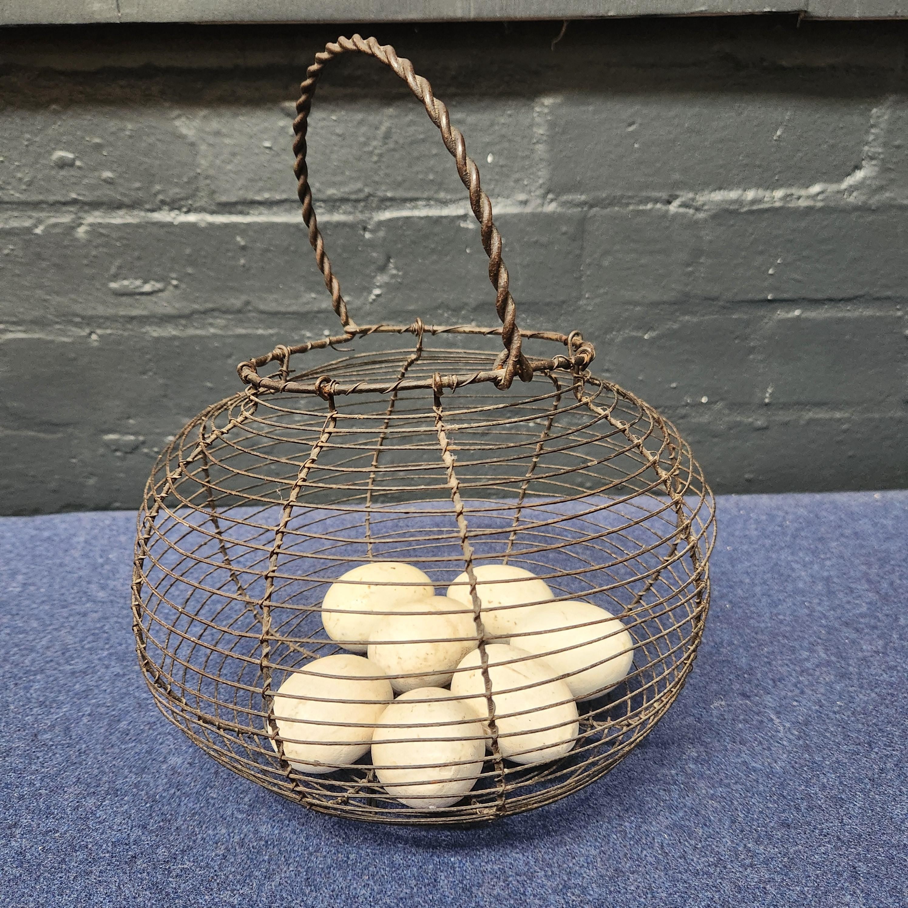 French Wire Egg Basket