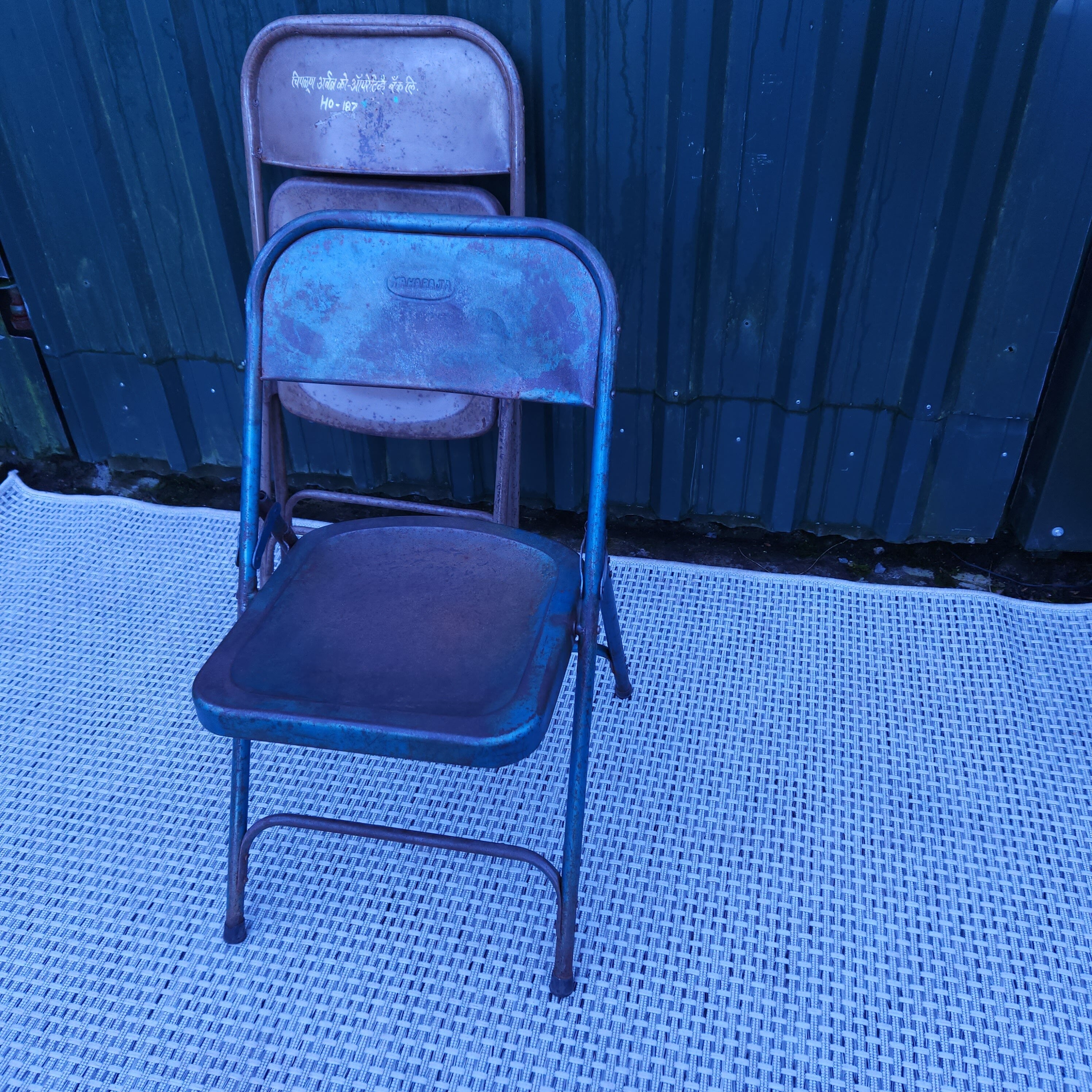 Indian Metal Folding Cricket Chair