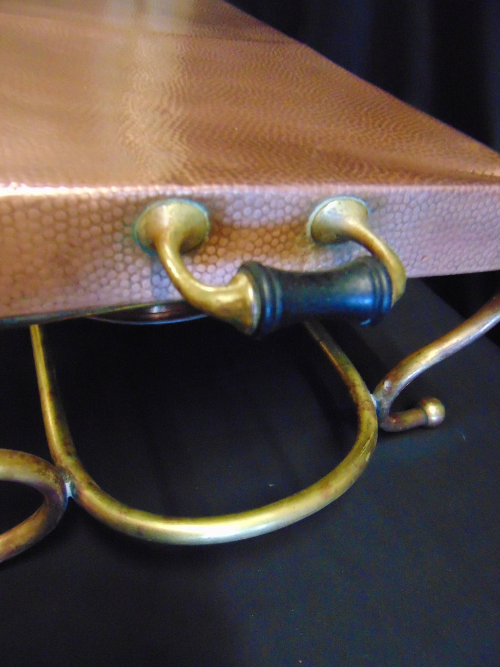 Edwardian Copper and Brass Tabletop Food Warmer - Townshends Ltd