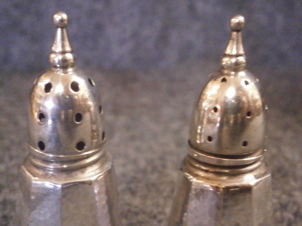 American Hammered Finish Silver Cruet