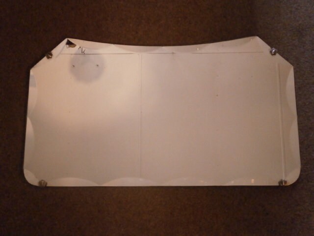 Art Deco Bevelled Edge Wall Mirror