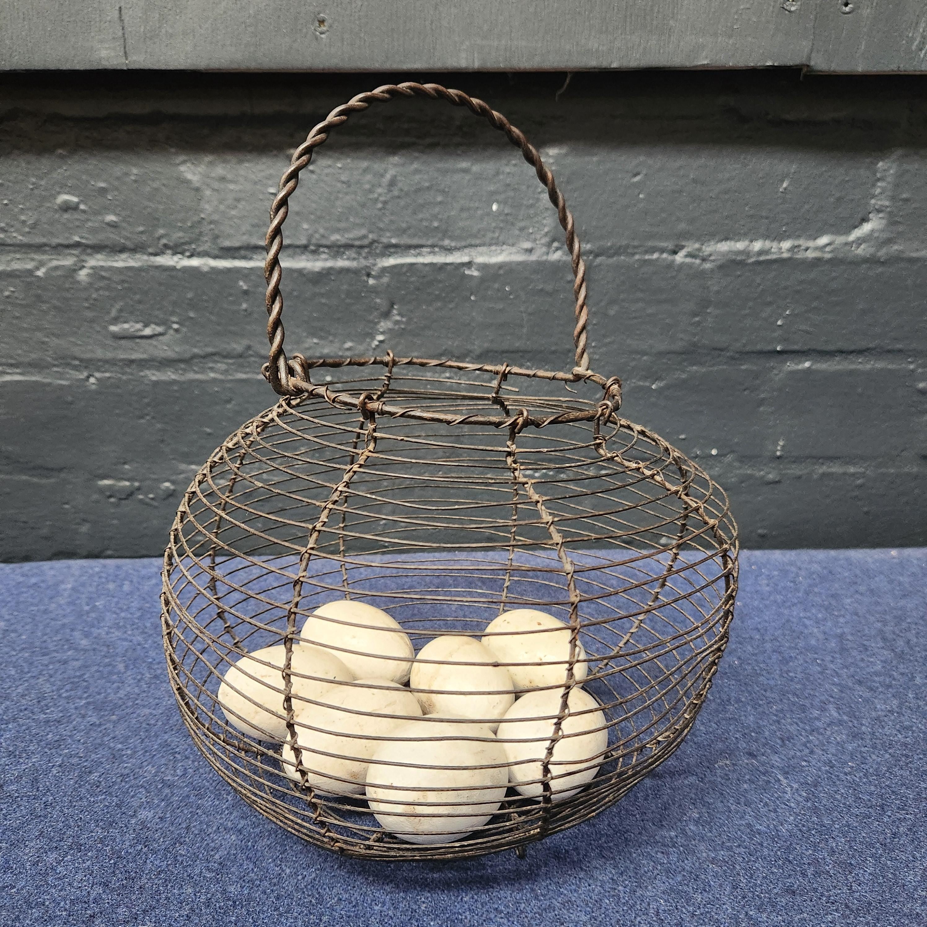 French Wire Egg Basket