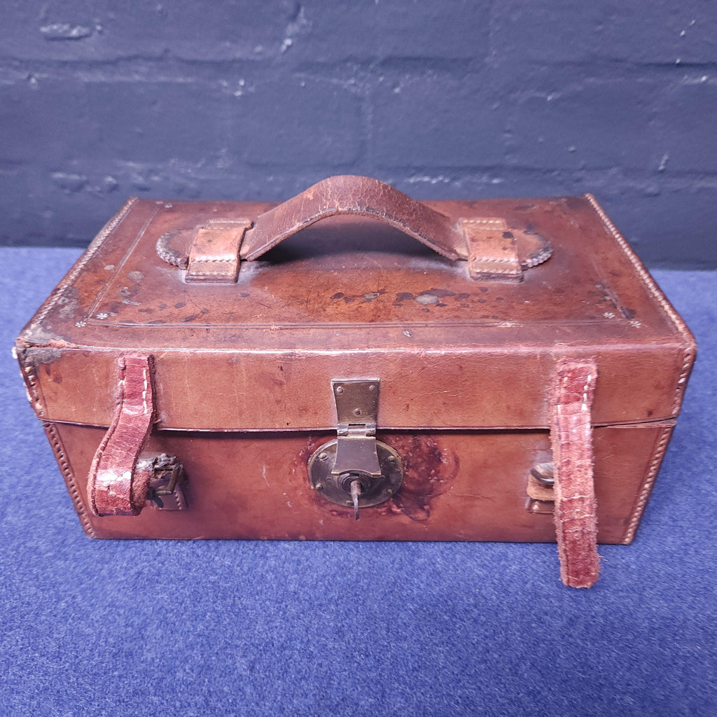 Victorian Apothecary Leather Case & Contenets