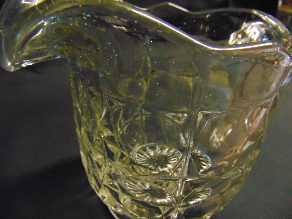 Pressed Glass Lemonade Jug