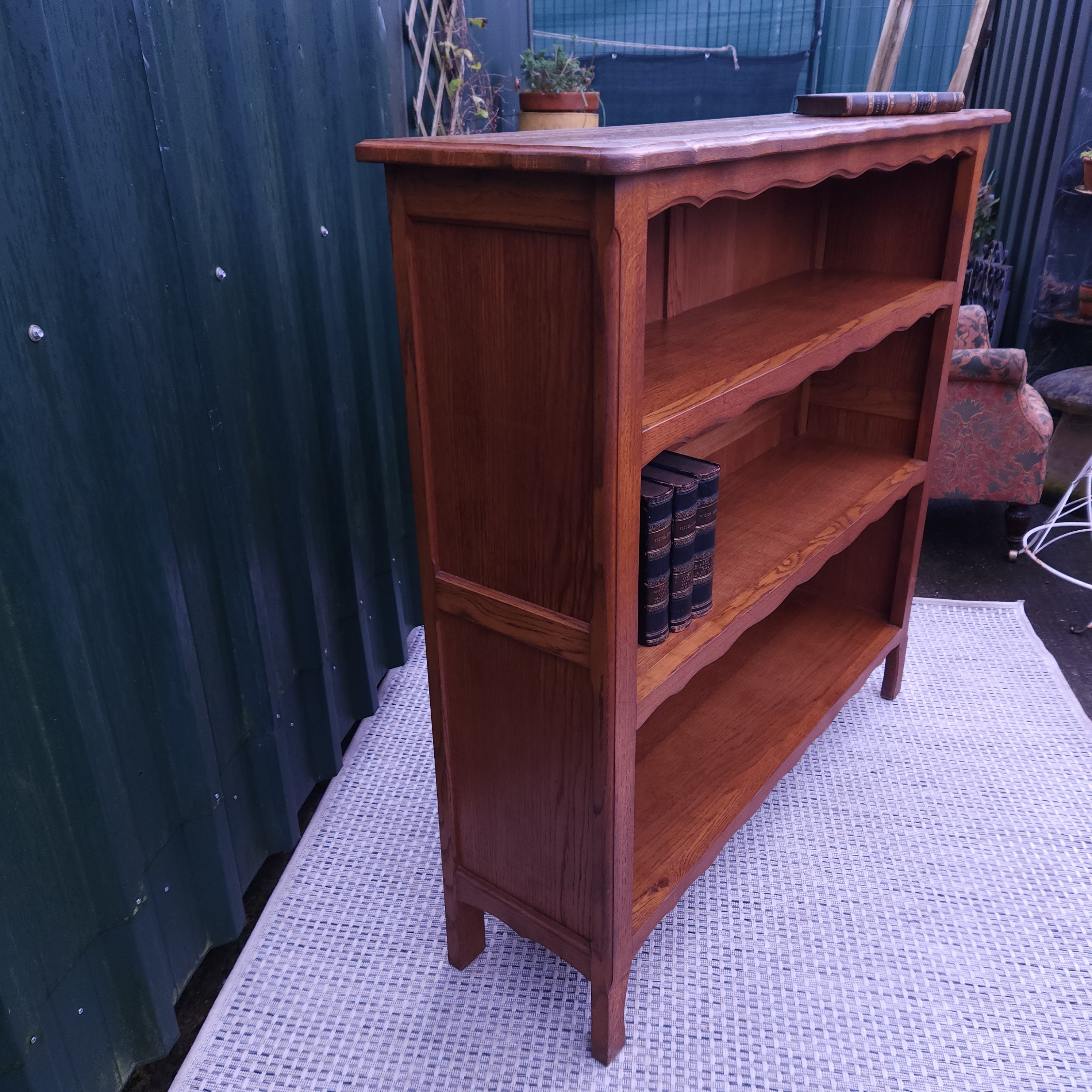 Oak Bookcase - Mid Century