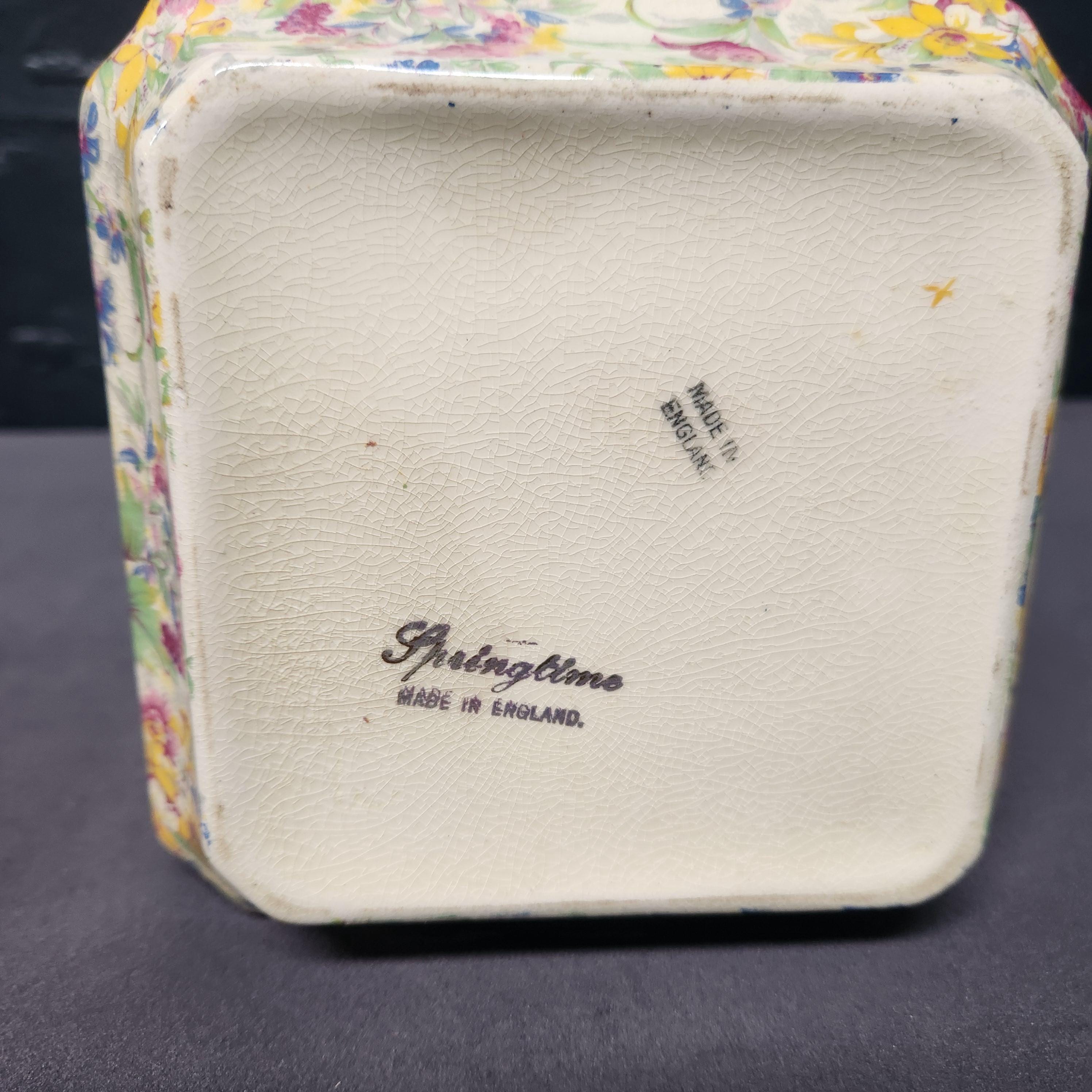 Midwinter 'Springtime' Chintz Biscuit Barrel