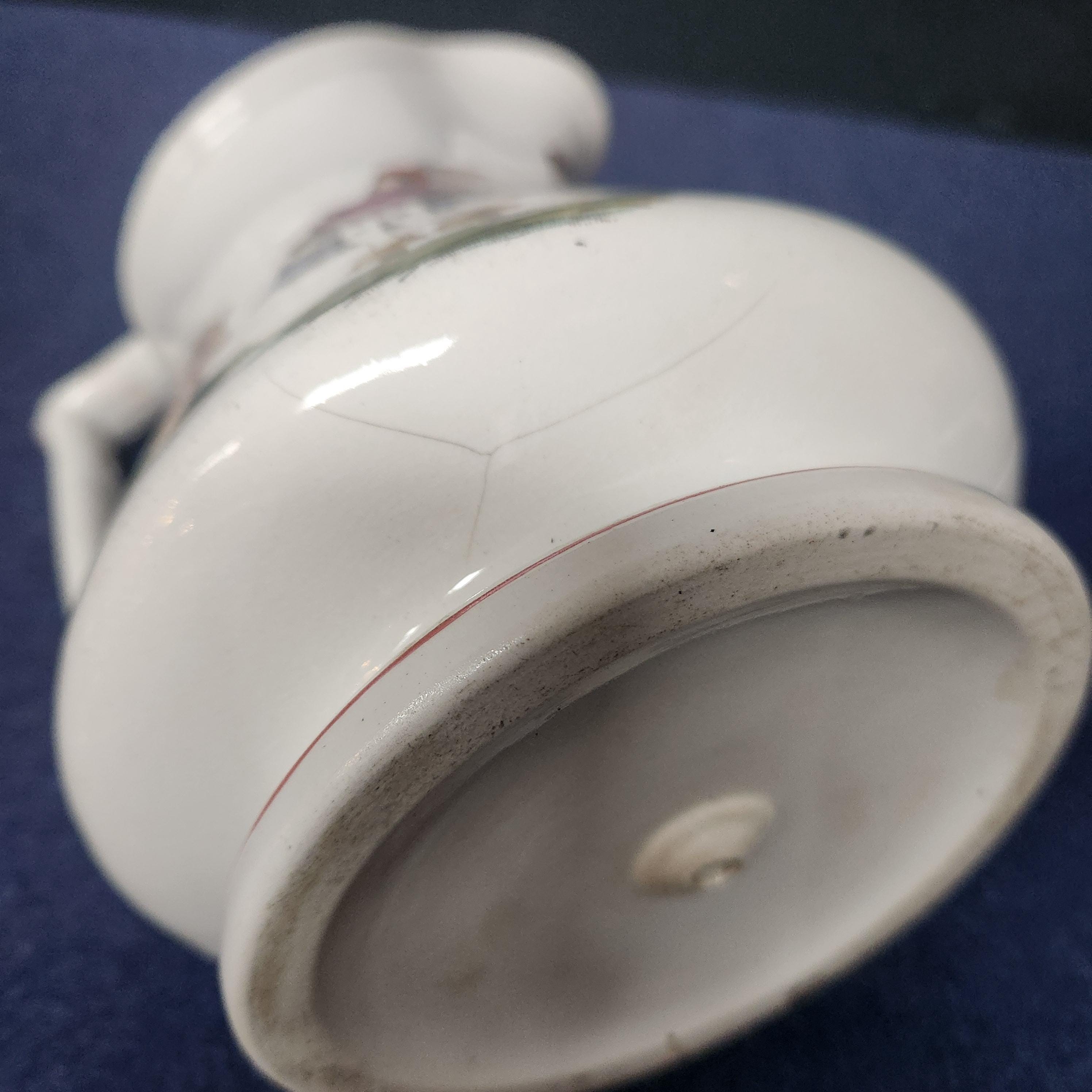 SOLD **** 19thC Elsmore & Forster Jester Puzzle Jug