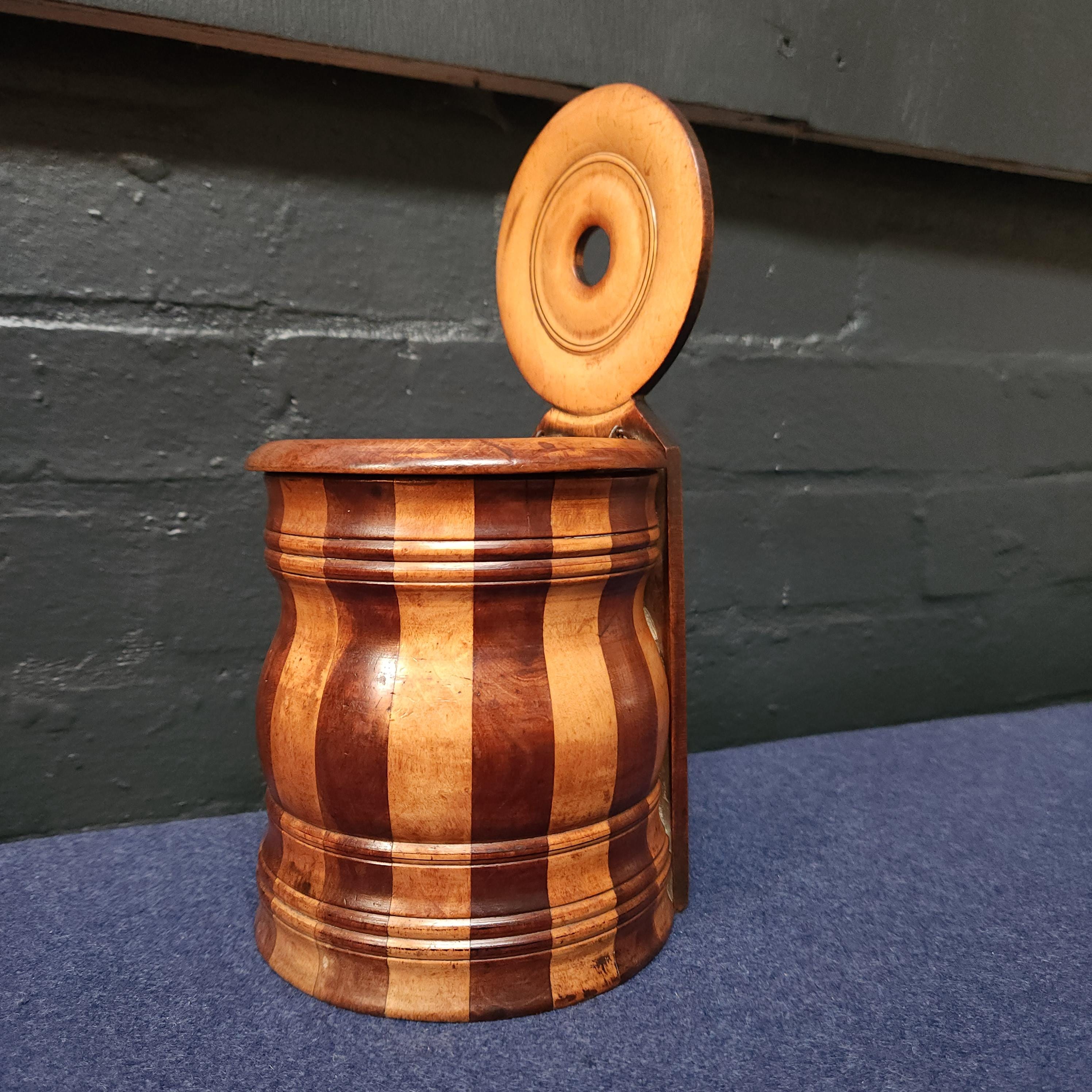19th century Scottish Treen Salt Box