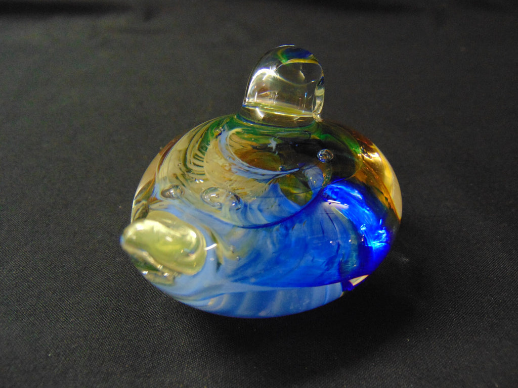 Handmade in Scotland, Vintage Selkirk Glass Bird Paperweight