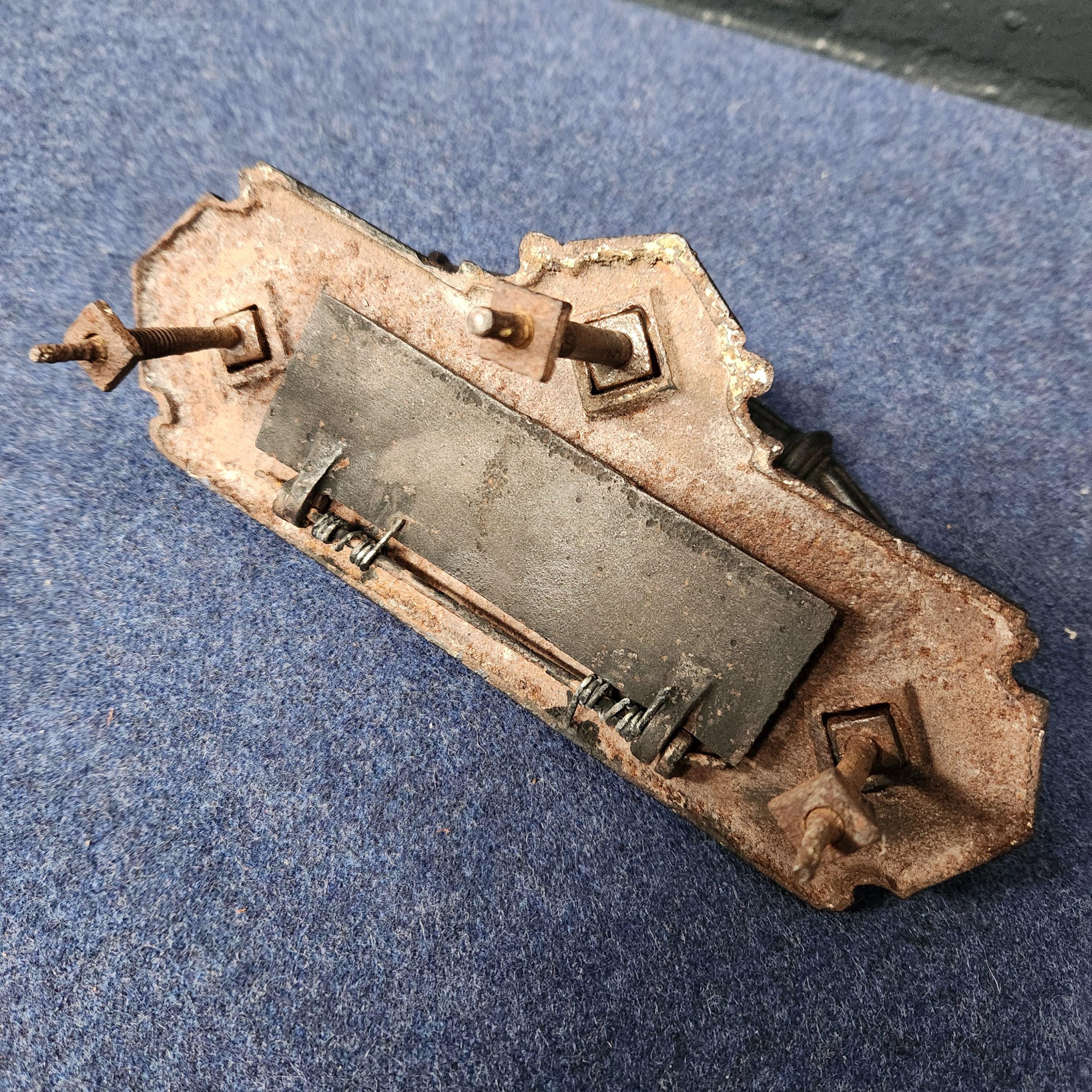 Late Victorian Cast Iron Letter Flap/Door Knocker