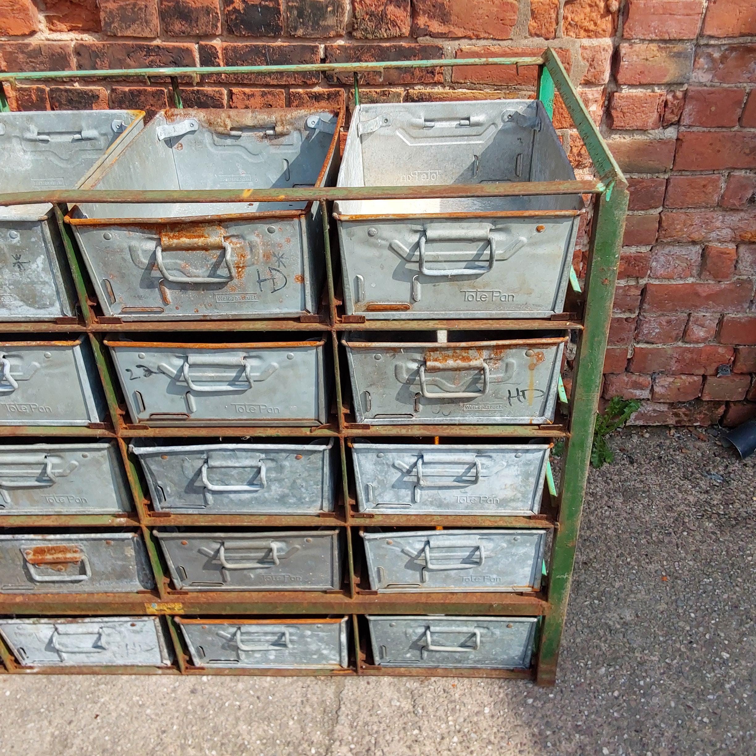 Industrial Tote Boxes with Racking