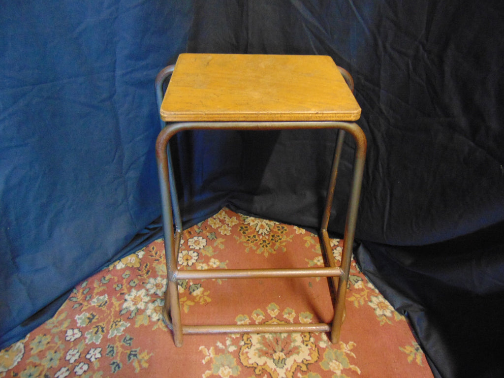 Mid Century School Science Lab Stool