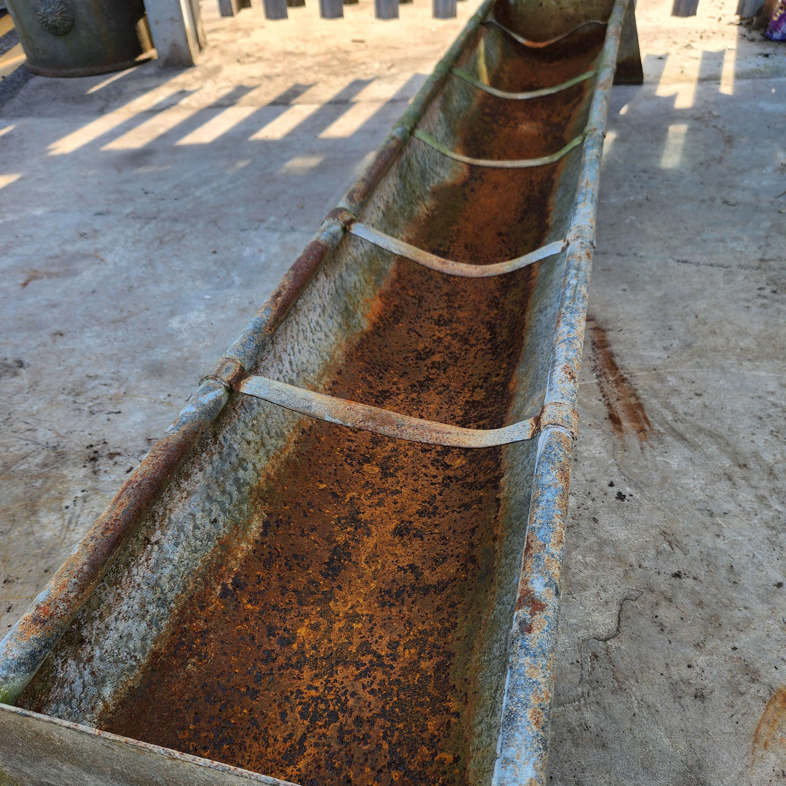 Galvanised Farmyard Animal Feeder