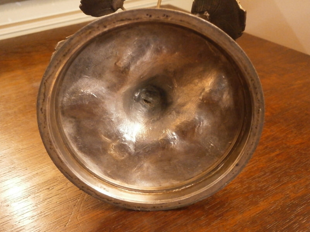 Colonial Pewter Cow & Tree Table Centre