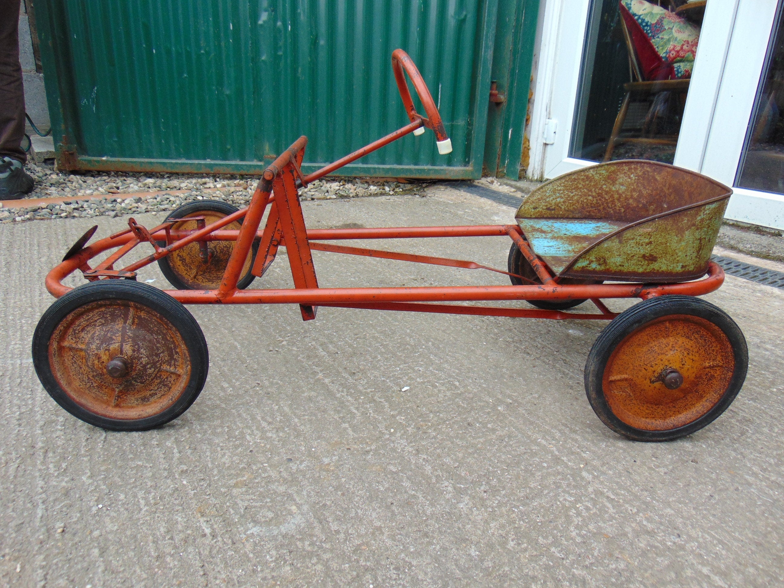 Vintage 1940/50's Child's Toy Pedal Go Kart