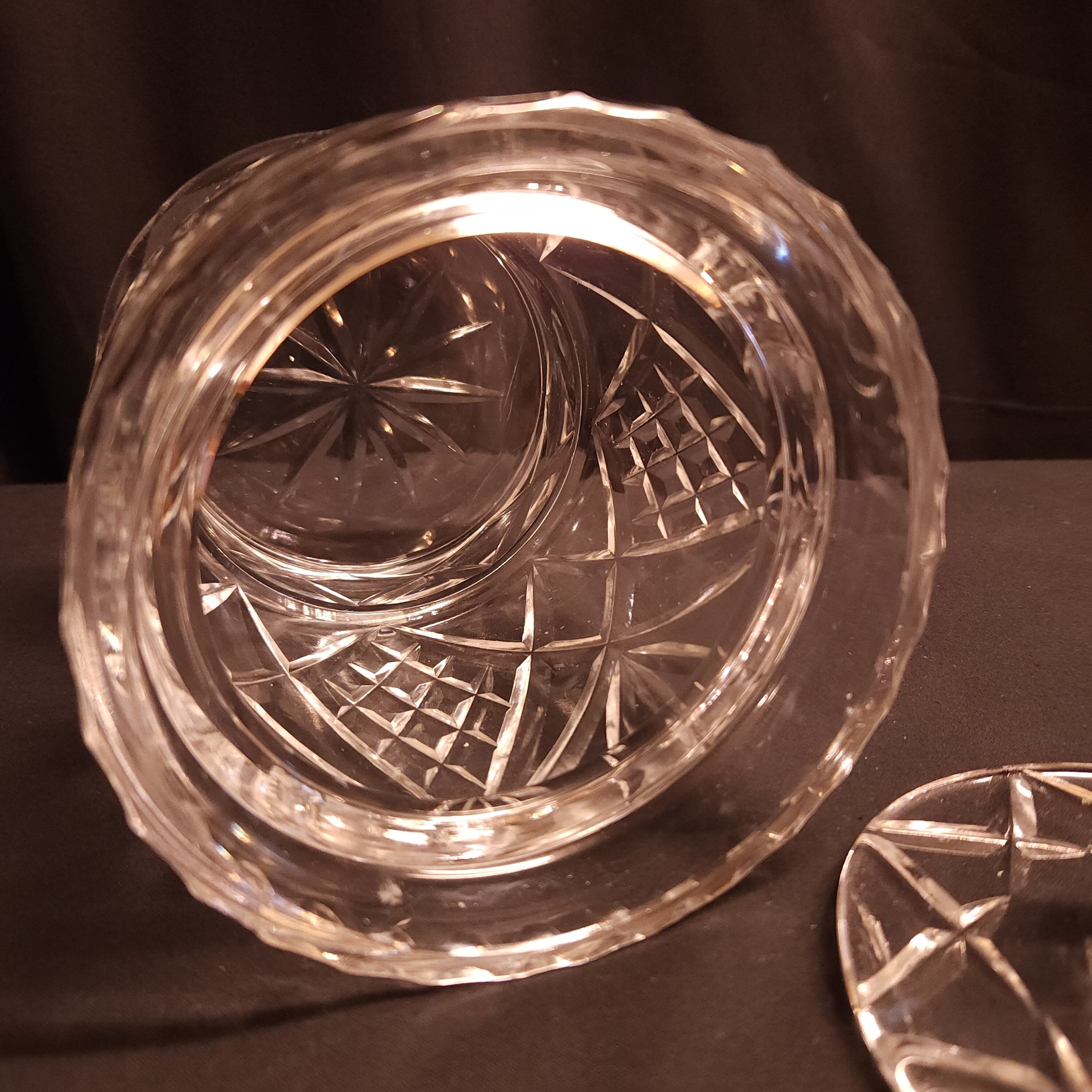Cut Glass Ice Bucket