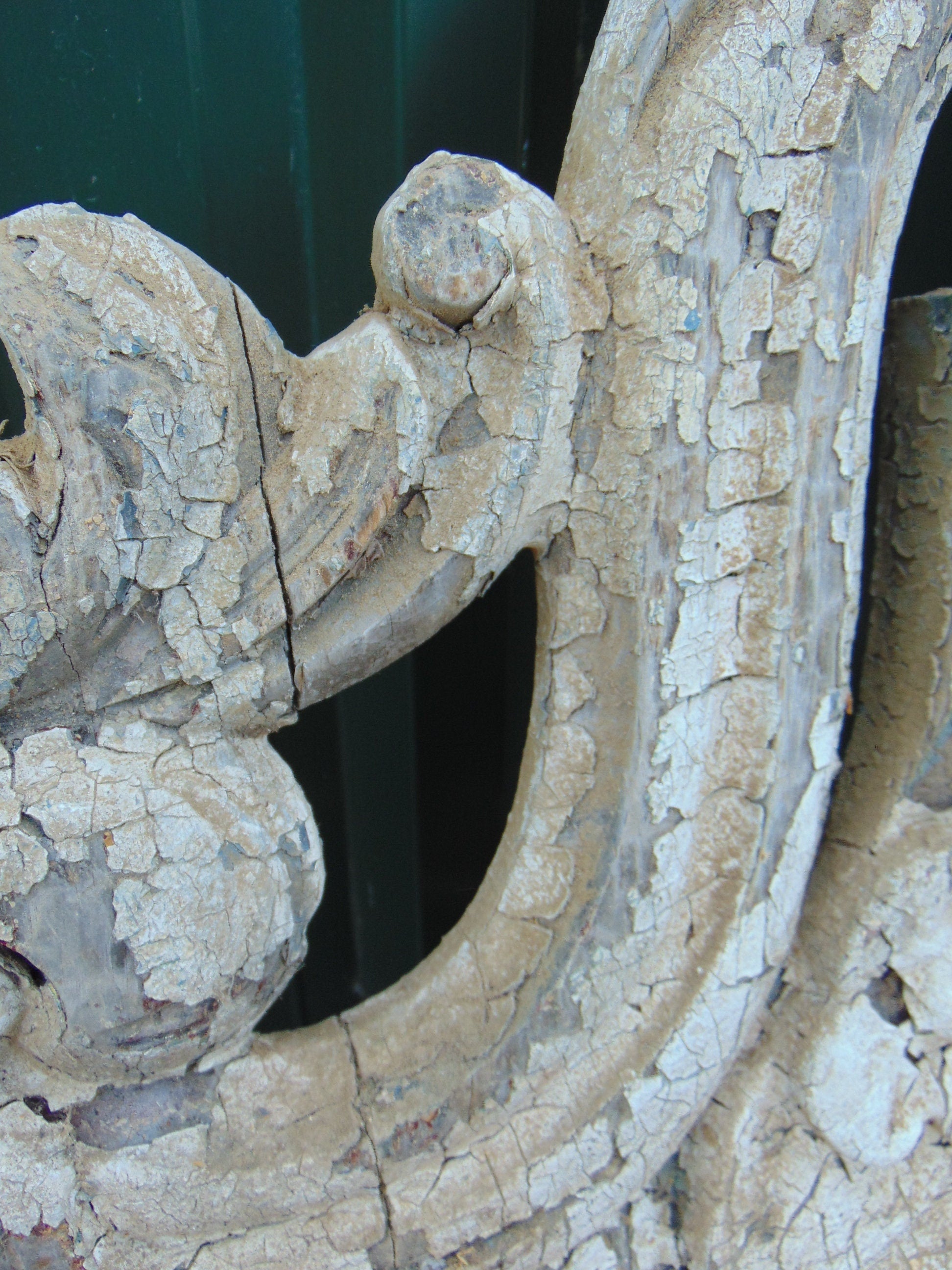19th Century Carved Wooden Shelf Bracket