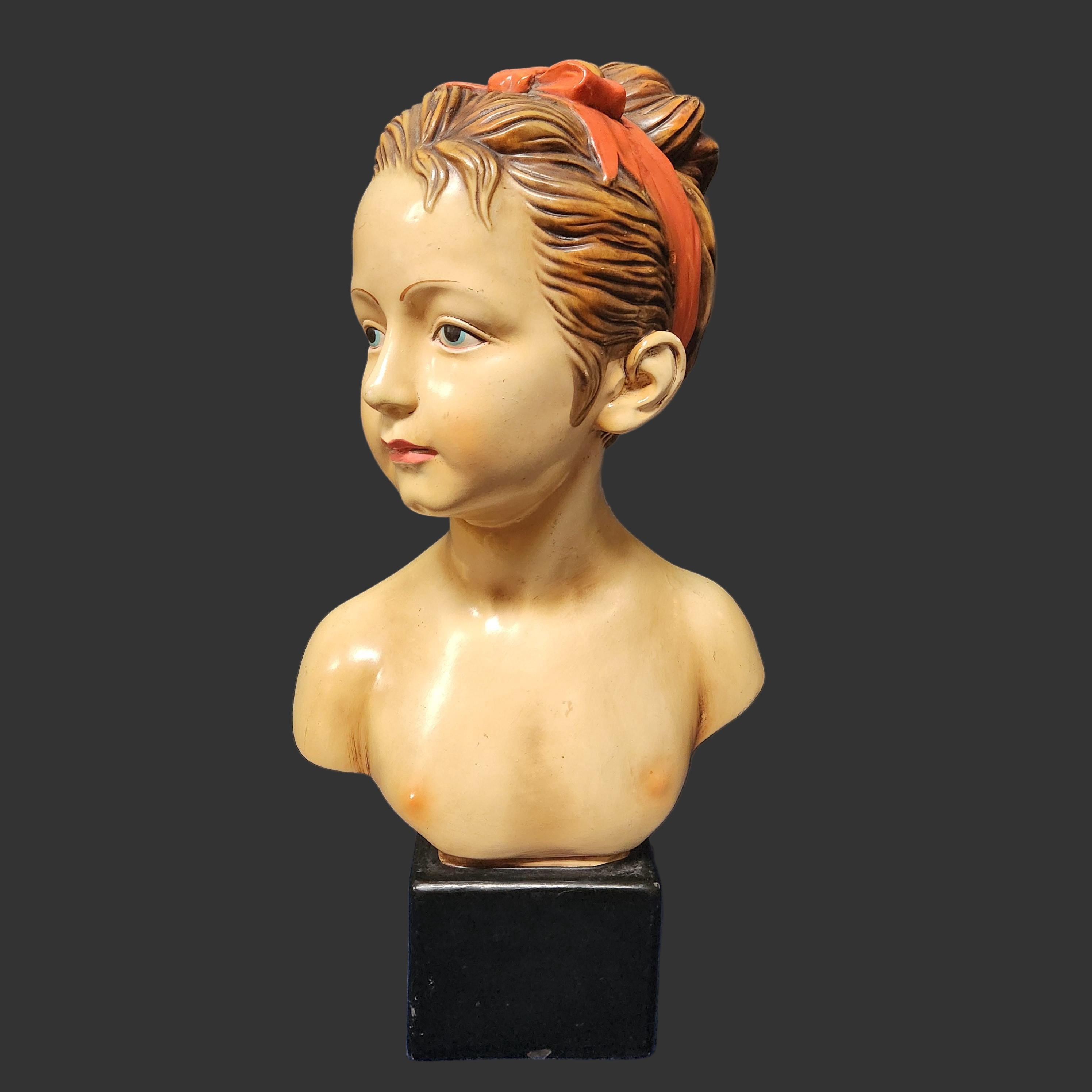 Early 20th Century French Bust of a Child