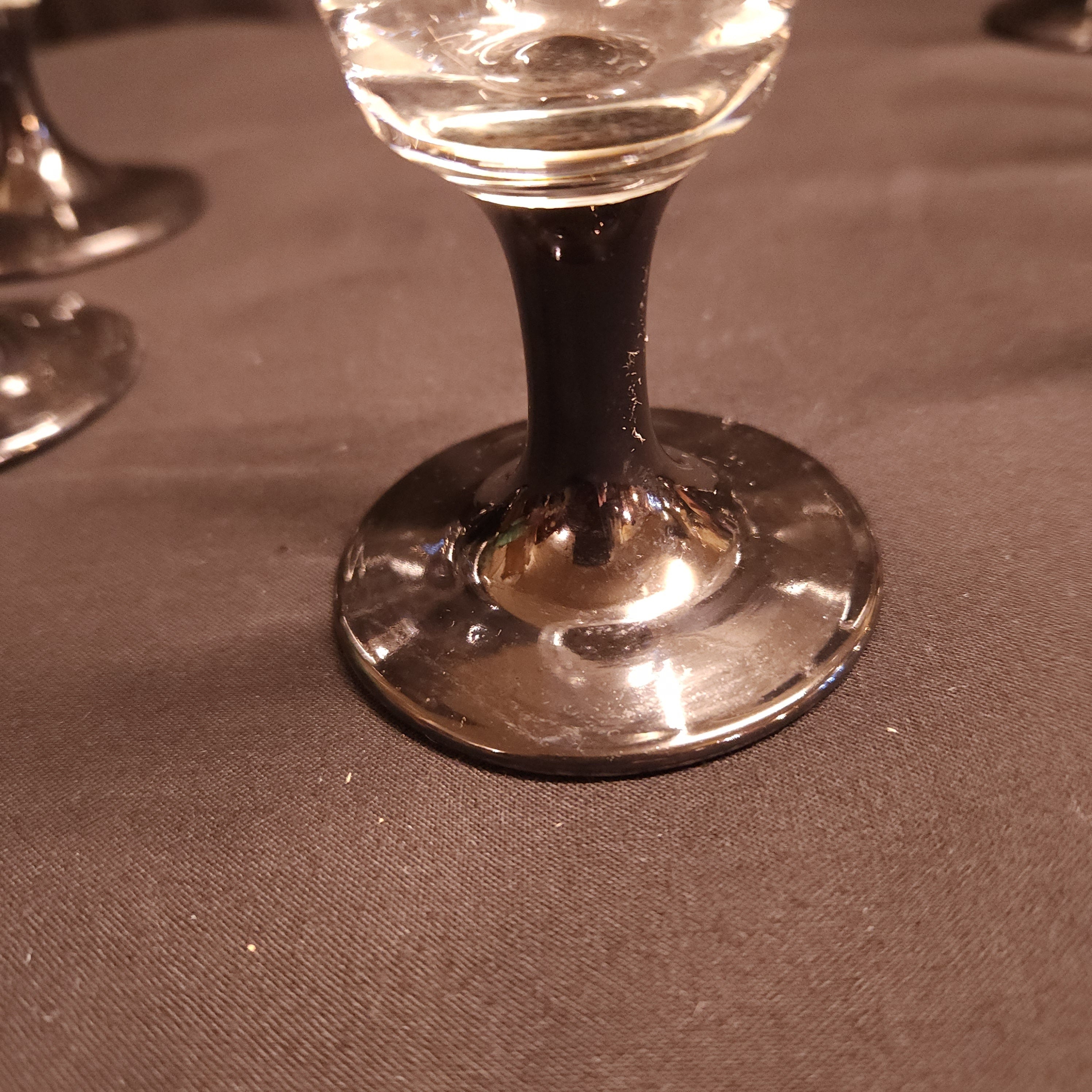 Set 5 Vintage 1970's Pink Lady Cocktail Glasses