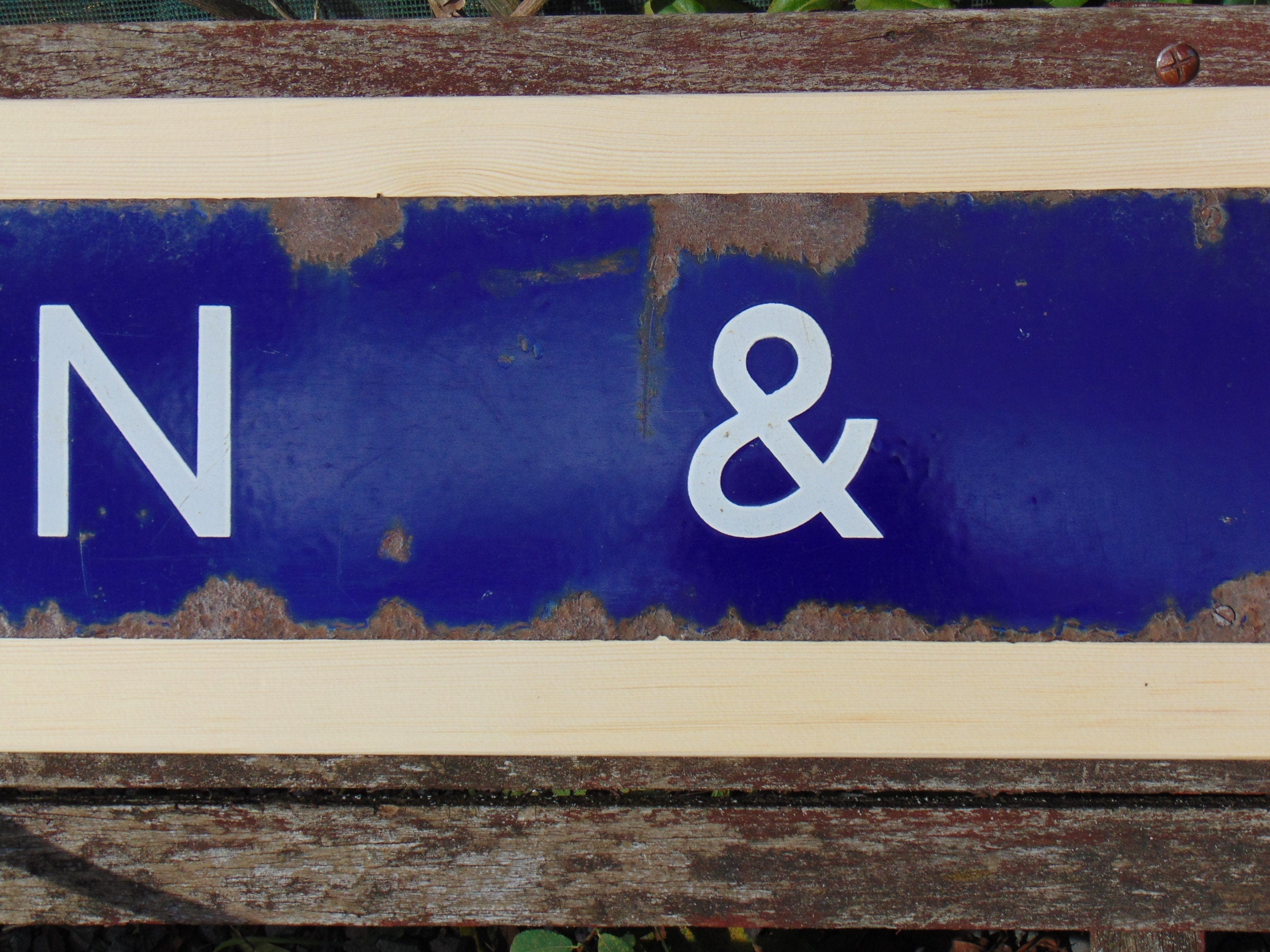 London & North Eastern Railway, LNER, Posterboard Heading, Enamel Sign