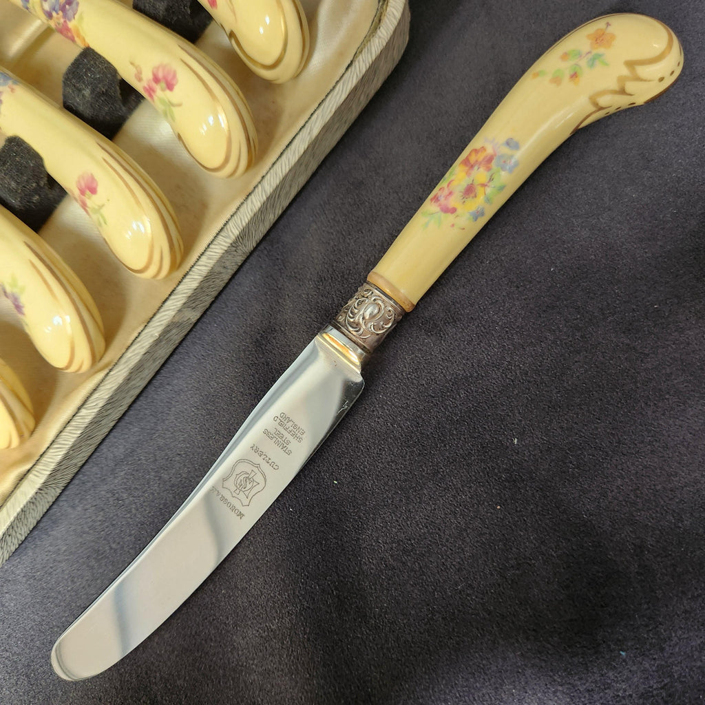 Cased Set of Dessert Cutlery