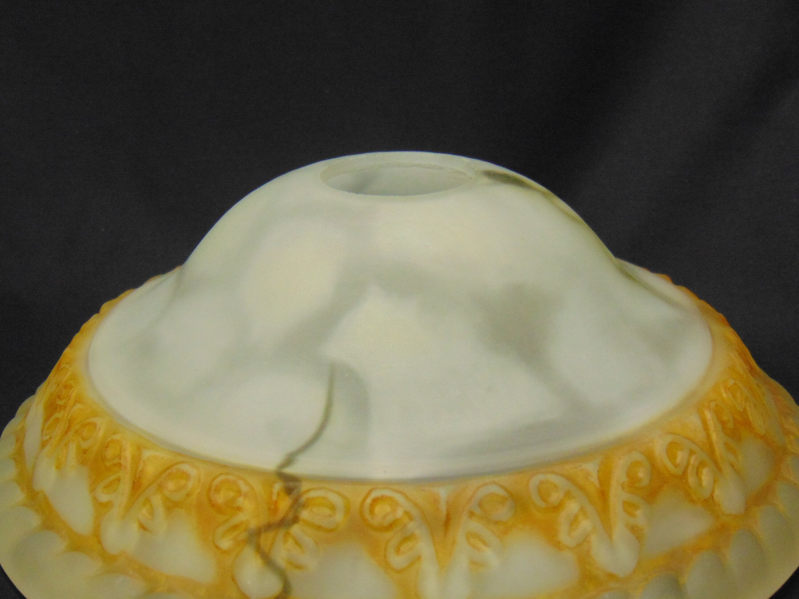 Pressed Glass Lightshade - Vintage