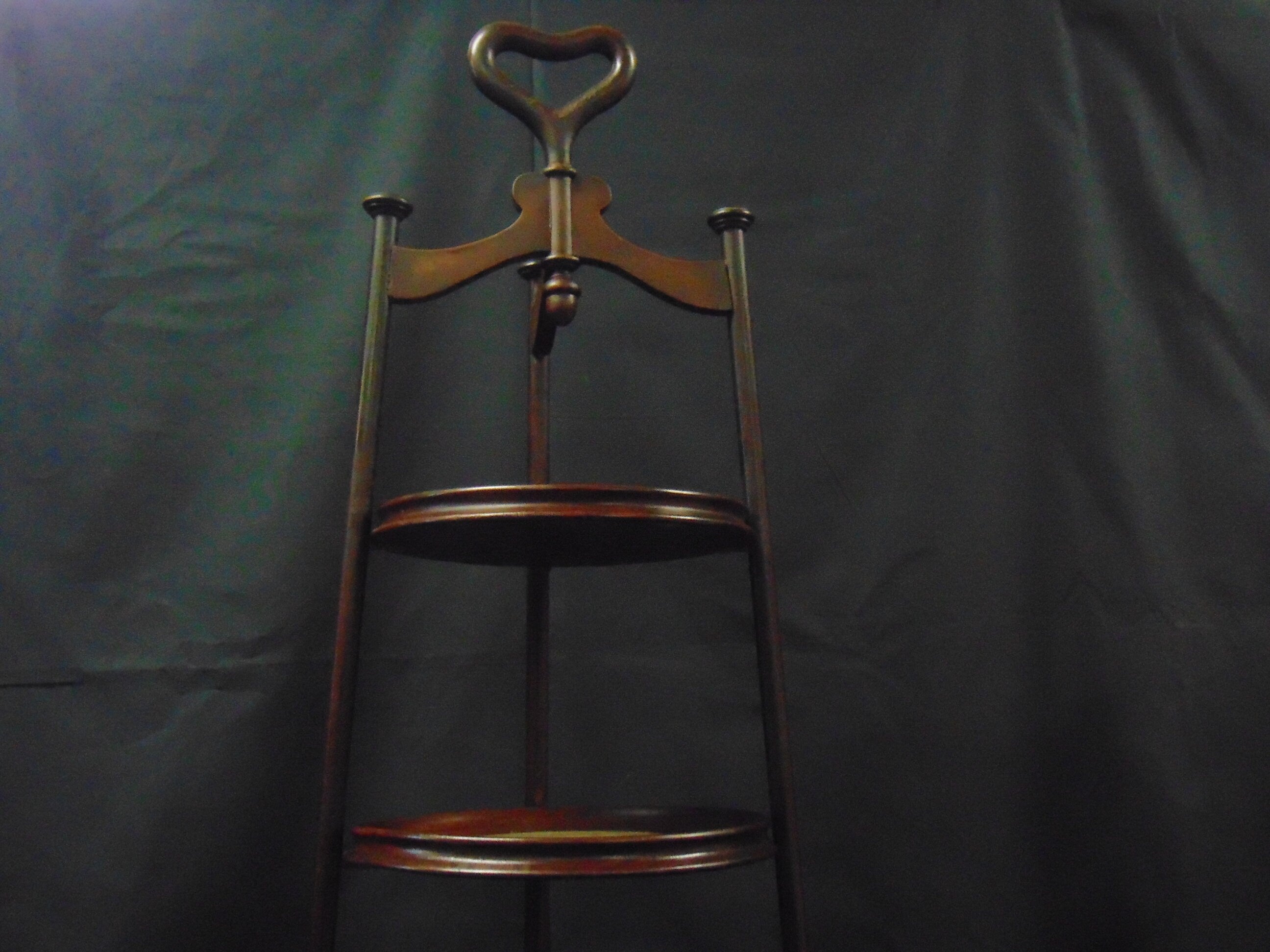 Edwardian Mahogany Cake Stand