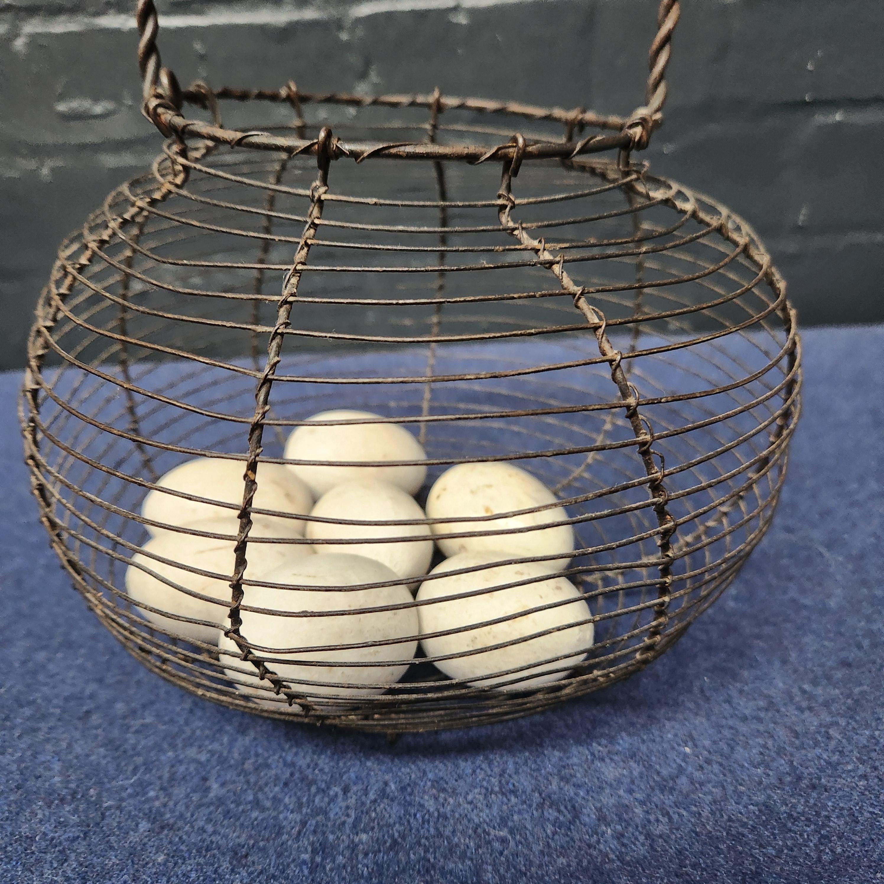 French Wire Egg Basket