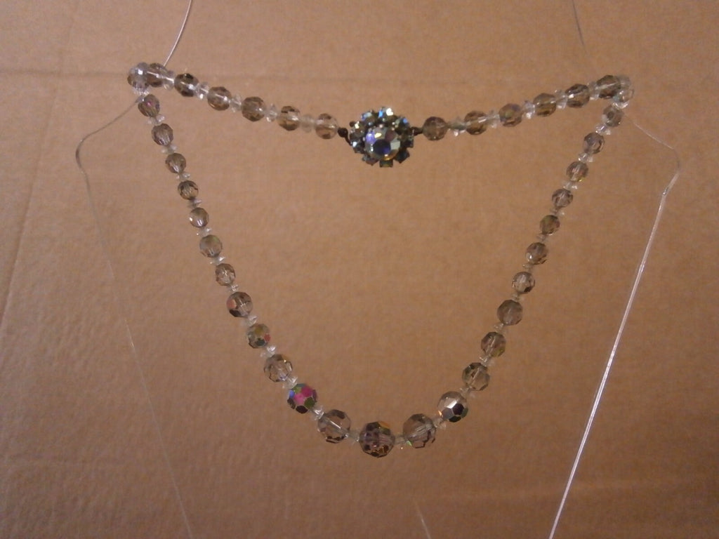 Crystal Glass Necklace - Vintage