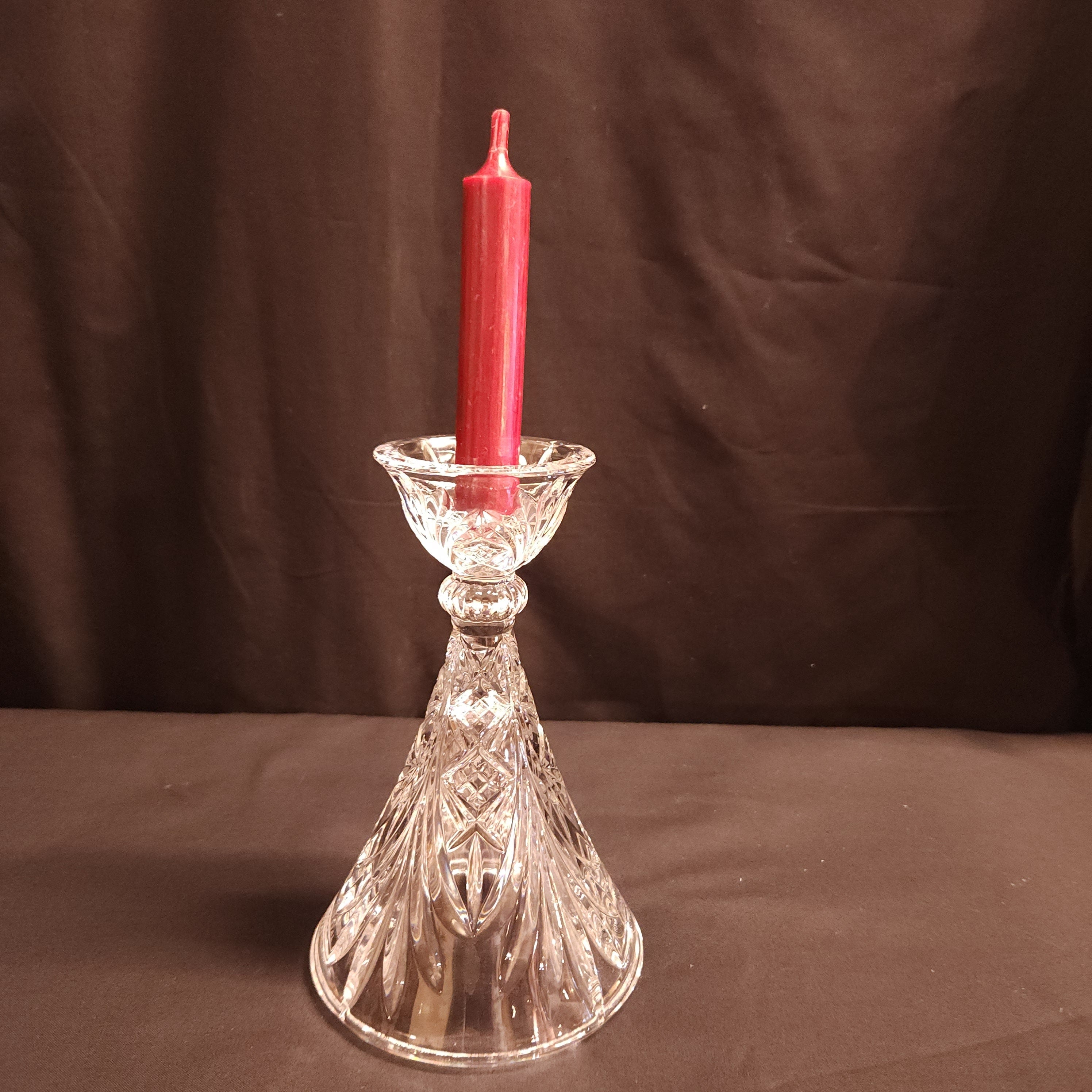 Czech Republic Lead Crystal Candlestick