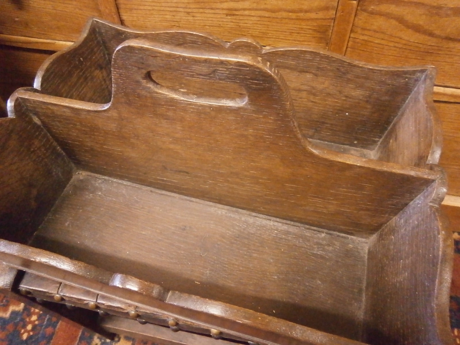 Victorian Oak Knife Box