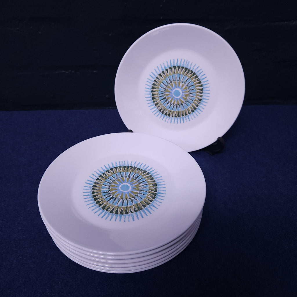 J G Meakin Aztec, Set of 8 Side Plates