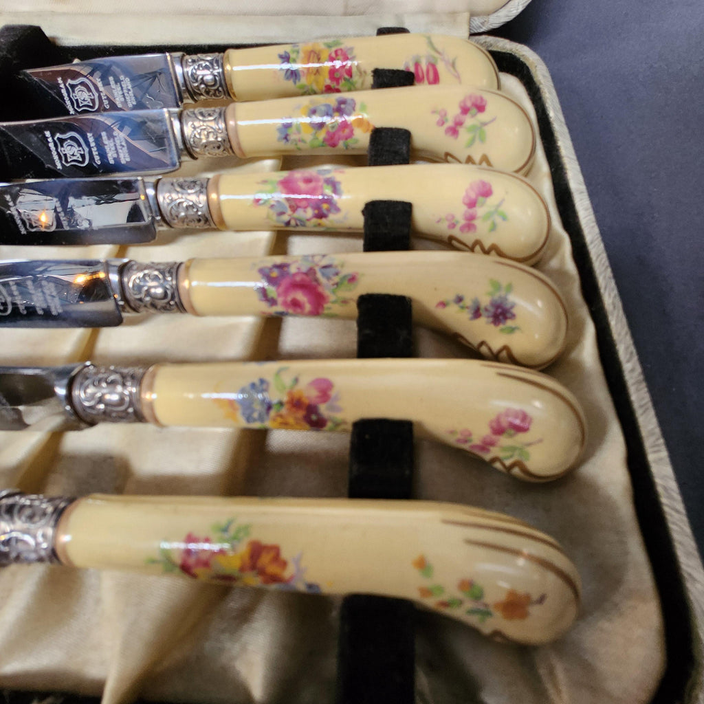 Cased Set of Dessert Cutlery